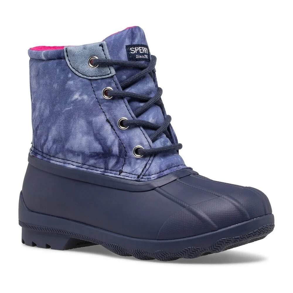 Sperry Top-Sider SCL165398 Kids US 13 Navy Round Toe Ankle Duck Boots JOBB1109